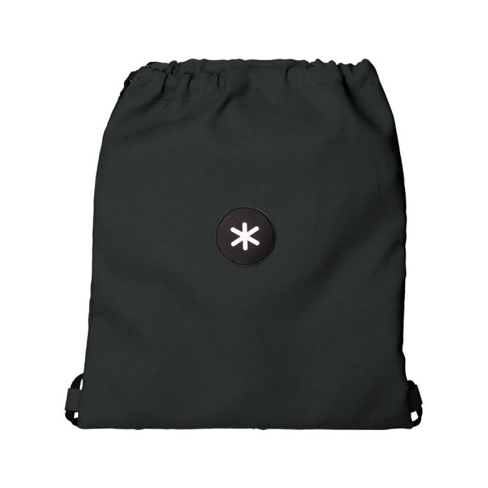 Mochila Saco Plano Antartik Bolsillo Interior Con Cremallera Color Negro 350x400 mm