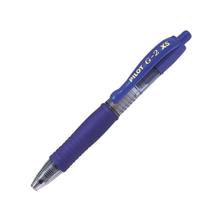 Boligrafo Pilot G-2 Pixie Azul Tinta Gel Retractil Sujecion De Caucho 12 unidades 3