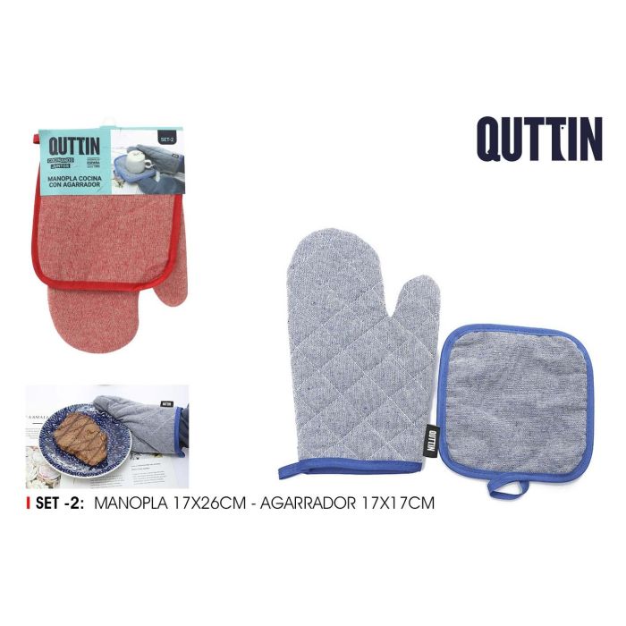 Quttin Manopla de Cocina y Agarrador Set (24 Unidades) Quttin Manopla de Cocina y Agarrador Set (24 Unidades)