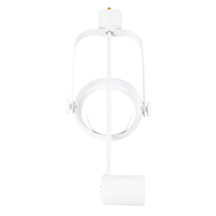 Foco de Carril Monofásico E27 Sin Bombilla Blanco [HO-FC-E27-W] 1