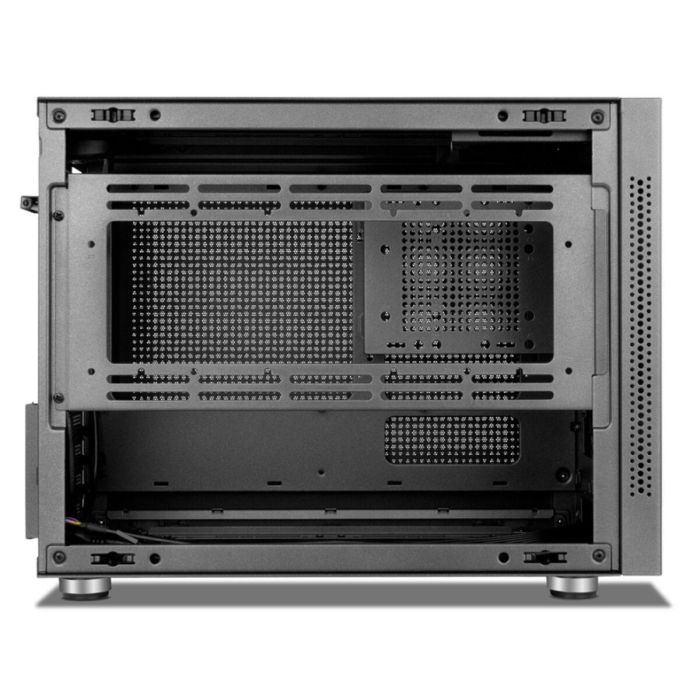 NOX Hummer Vault Micro Torre Negro para PC | Chasis compacto con USB 3.0, compatible Micro-ATX/Mini-ITX, refrigeración líquida 1