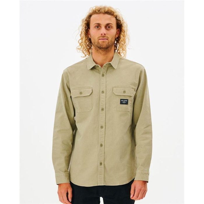 Camisa de Manga Larga Hombre Rip Curl Epic Beige 2 Camisa de Manga Larga Hombre Rip Curl Epic Beige 2