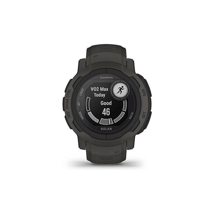 Garmin Instinct 2 Solar 45mm Negro Reloj Inteligente GPS Monitor Frecuencia Cardíaca Sumergible 10 ATM 10 Garmin Instinct 2 Solar 45mm Negro Reloj Inteligente GPS Monitor Frecuencia Cardíaca Sumergible 10 ATM 10
