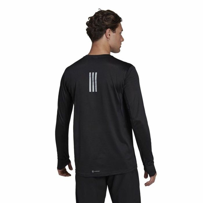 Camiseta de Manga Larga Hombre Adidas Own The Run Negro 4 Camiseta de Manga Larga Hombre Adidas Own The Run Negro 4