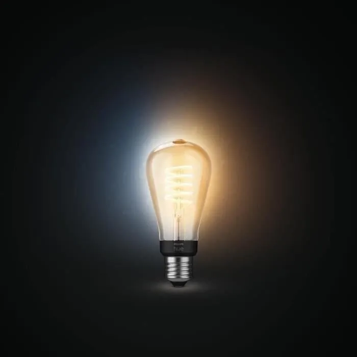 Philips Hue Bombilla LED E27 Filament ST64 White Ambiance Conectada Bluetooth, 8719514301467, Compatible con Alexa, Google y HomeKit 2 Philips Hue Bombilla LED E27 Filament ST64 White Ambiance Conectada Bluetooth, 8719514301467, Compatible con Alexa, Google y HomeKit 2