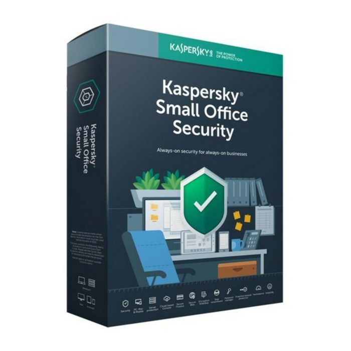 Antivirus Kaspersky Small Office Security 7/ 10 Dispositivos + 1 Servidor/ 1 Año