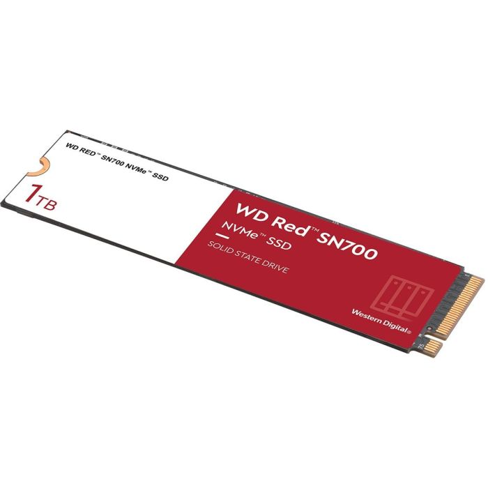 Western Digital SSD M.2 1TB WD Red SN700 NVMe PCIe 3.0 x 4 3430 MB/s para NAS 2