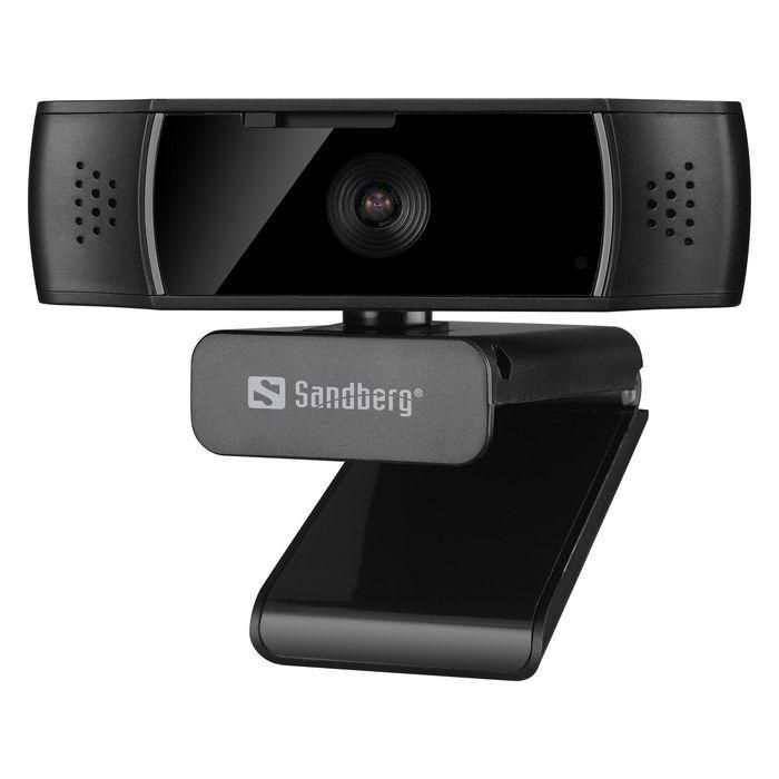 Sandberg Webcam USB Full HD 1080P Autofocus Micrófono Estéreo y Tapa de Privacidad 1