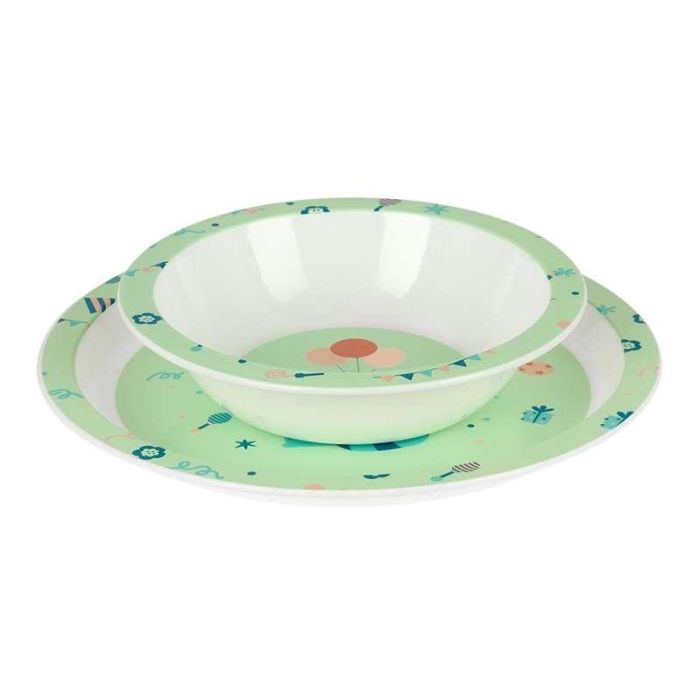 Set De Platos Cubiertos Y Vaso Safta Preescolar 260x260x90 mm 5 Set De Platos Cubiertos Y Vaso Safta Preescolar 260x260x90 mm 5
