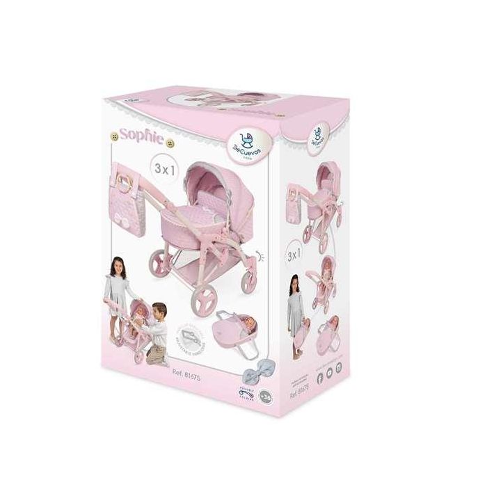 Coche de muñeca 3x1 plegable - para muñecas de hasta 48 cm. 11 Coche de muñeca 3x1 plegable - para muñecas de hasta 48 cm. 11