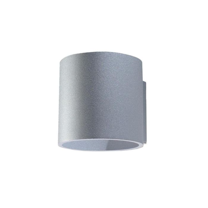 SOL-SL.0048 Aplique de Pared Orbis Moderno con Pantalla Cilíndrica, disponible en Negro, Gris y Blanco 24