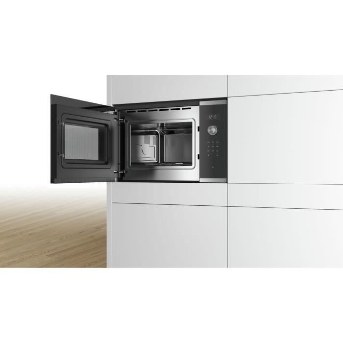 Microondas de encastre simple BOSCH SER6 BFL554MS1F Acero inoxidable 25 L 38,2 x 59,4 x 38,8 cm 2 Microondas de encastre simple BOSCH SER6 BFL554MS1F Acero inoxidable 25 L 38,2 x 59,4 x 38,8 cm 2