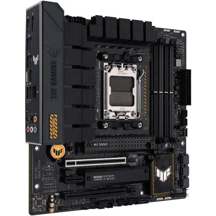 ASUS TUF GAMING B650M-PLUS Placa Base AM5 DDR5 mATX para PC 1