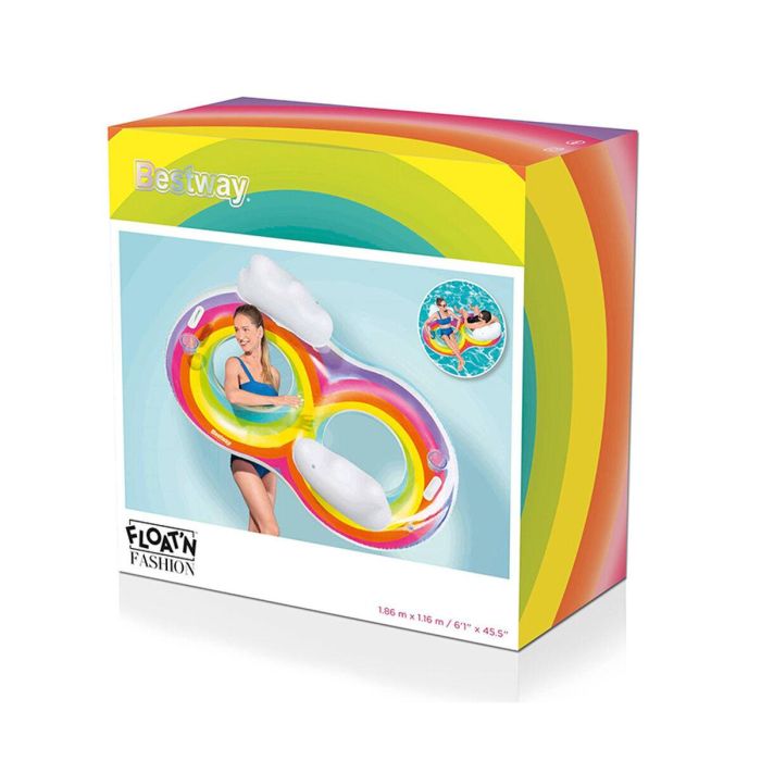Bestway Rueda Hinchable con Asas y Respaldo 186x116 cm Playa y Piscina 43648 16 Bestway Rueda Hinchable con Asas y Respaldo 186x116 cm Playa y Piscina 43648 16