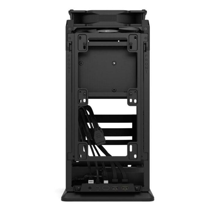 Fractal Design FRA7340172703938 - Caja PC Compacta Mood Black m-ITX con ventilador de 180mm y puerto USB 3.1 Tipo C 11
