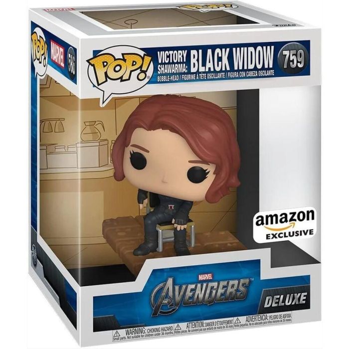 Figura POP Deluxe Marvel Los Vengadores Avengers Black Widow Exclusive 1 Figura POP Deluxe Marvel Los Vengadores Avengers Black Widow Exclusive 1