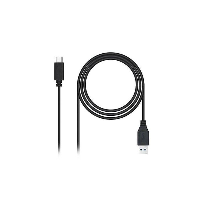 Cable USB 3.1 Tipo-C Nanocable 10.01.4001-L150/ USB Tipo-C Macho - USB Macho/ 1.5m/ Negro Cable USB 3.1 Tipo-C Nanocable 10.01.4001-L150/ USB Tipo-C Macho - USB Macho/ 1.5m/ Negro