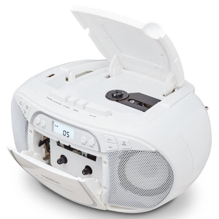 Medion MED4061275196498 Radio CD FM 2x2.2W RMS Blanco 4 Medion MED4061275196498 Radio CD FM 2x2.2W RMS Blanco 4