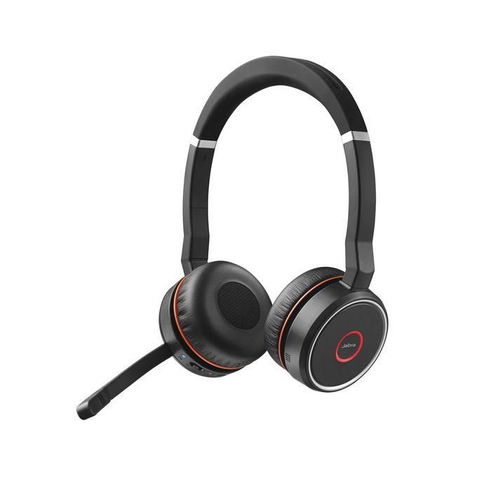 Jabra EVOLVE 75 UC Auricular Inalámbrico con Cancelación de Ruido y Dual Connectivity, Certificado para Skype y Cisco 1 Jabra EVOLVE 75 UC Auricular Inalámbrico con Cancelación de Ruido y Dual Connectivity, Certificado para Skype y Cisco 1