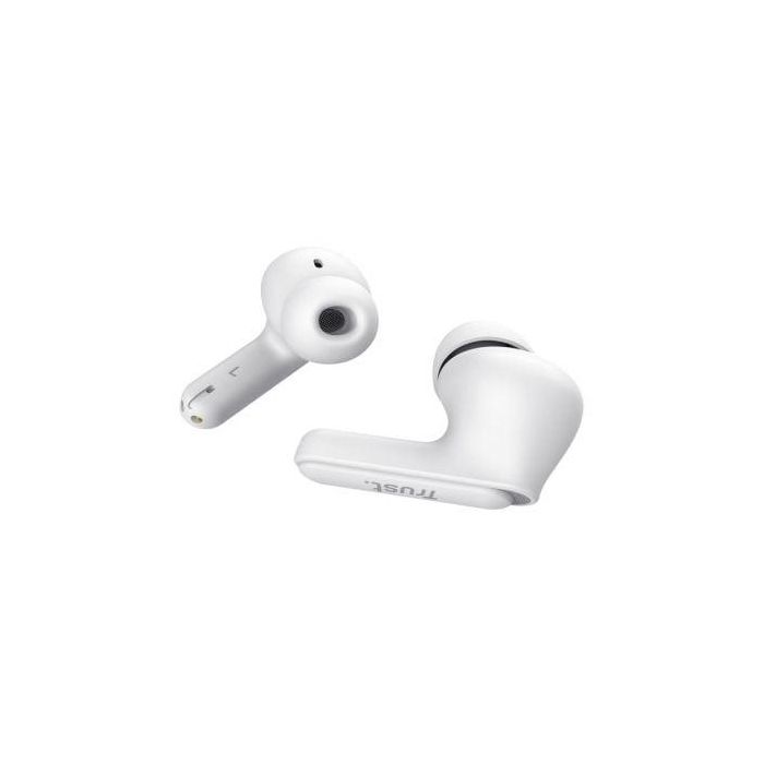 Trust 25172 Auriculares Bluetooth Yavi ENC con Cancelación de Ruido y Estuche de Carga, Blancos para Smartphone/Tablet 1 Trust 25172 Auriculares Bluetooth Yavi ENC con Cancelación de Ruido y Estuche de Carga, Blancos para Smartphone/Tablet 1