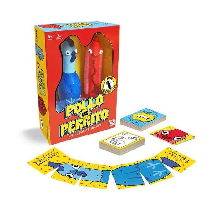 Juego pollo vs perrito. ¿quién será el mejor: pollo o perrito? 26,7 x 18 x 7,5 cm 1 Juego pollo vs perrito. ¿quién será el mejor: pollo o perrito? 26,7 x 18 x 7,5 cm 1