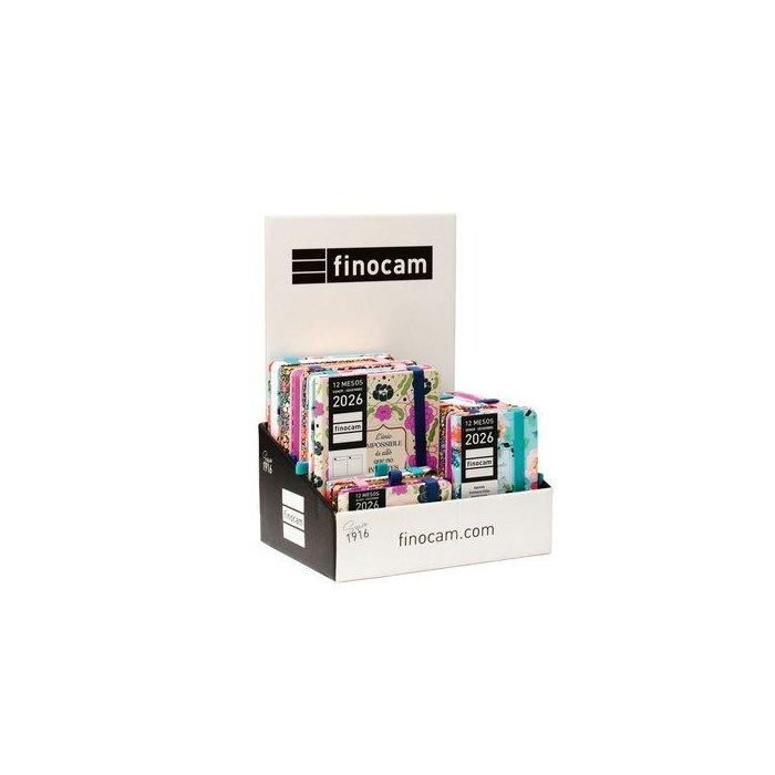 Agenda Anual (2026) Catalan Finocam Minimal Design Assortiment Expositor De 12