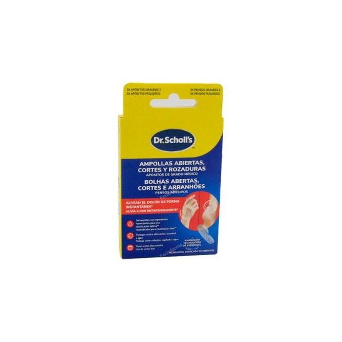 Dr Scholl Apositos Para Cortes Y Rozaduras 3 Un Grandes Y Peque