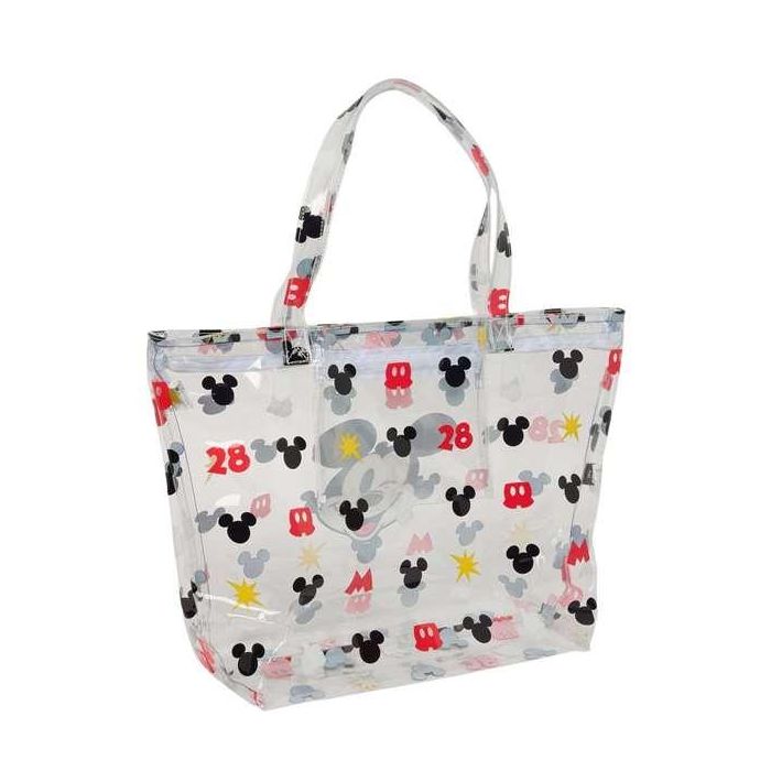 Bolso shopping con cremallera mickey mouse "beach" 54x35x17 cm 1 Bolso shopping con cremallera mickey mouse "beach" 54x35x17 cm 1