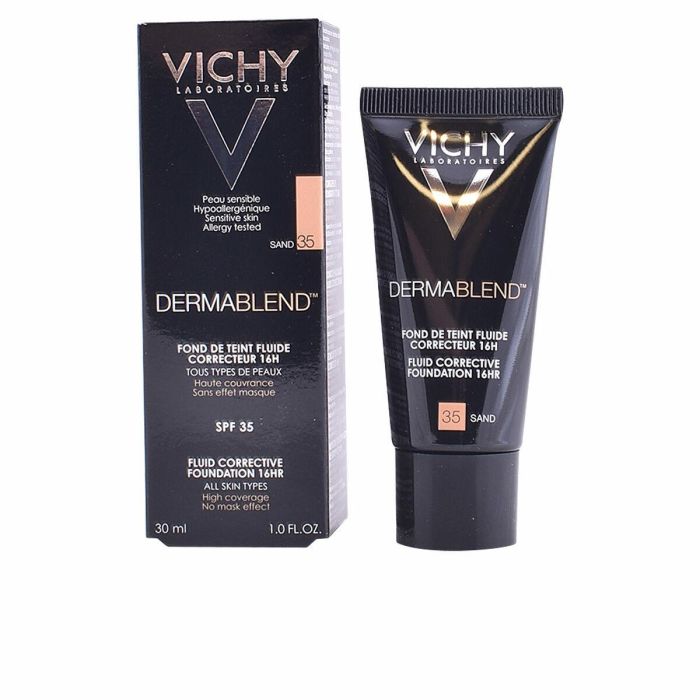 Fondo de Maquillaje Fluido Dermablend Vichy Spf 35 30 ml 3 Fondo de Maquillaje Fluido Dermablend Vichy Spf 35 30 ml 3