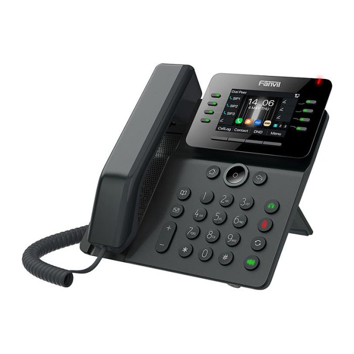 Fanvil V63 Teléfono IP Negro con 6 líneas y pantalla de 2.8"