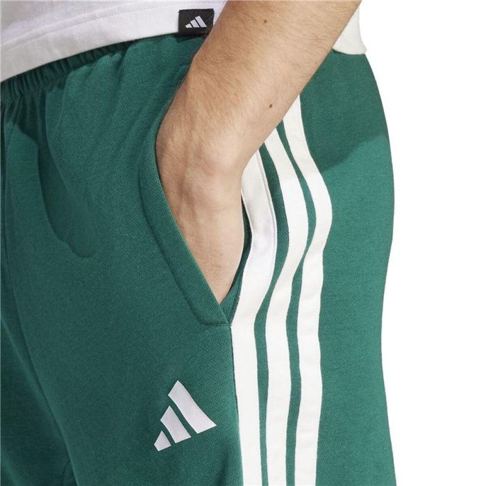 Pantalones Cortos Deportivos para Hombre Adidas 3 Bandas Sho Verde S 1