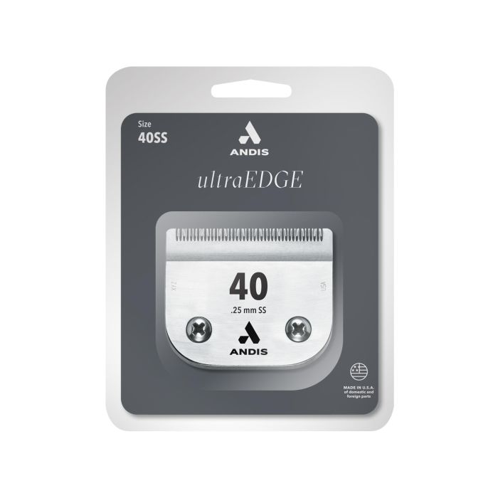 Andis S-40 Cuchilla UltraEdge Profesional de Acero Inoxidable 0.25 mm para Corte Preciso, Afilada y Anti-Corrosión 2 Andis S-40 Cuchilla UltraEdge Profesional de Acero Inoxidable 0.25 mm para Corte Preciso, Afilada y Anti-Corrosión 2
