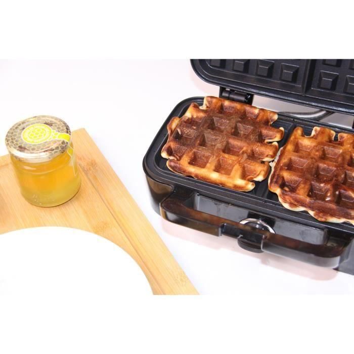 Little Balance 8368 Speed'n Mixt 1200 - Plancha Gofres & Parrilla 2 en 1, 1200W, Acero Inoxidable, Placas Intercambiables, Apertura 180° 2 Little Balance 8368 Speed'n Mixt 1200 - Plancha Gofres & Parrilla 2 en 1, 1200W, Acero Inoxidable, Placas Intercambiables, Apertura 180° 2
