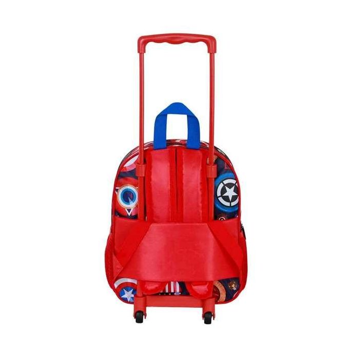 Marvel Capitán América Mochila Infantil 3D con Ruedas Pequeña Multicolor 7L 4 Marvel Capitán América Mochila Infantil 3D con Ruedas Pequeña Multicolor 7L 4