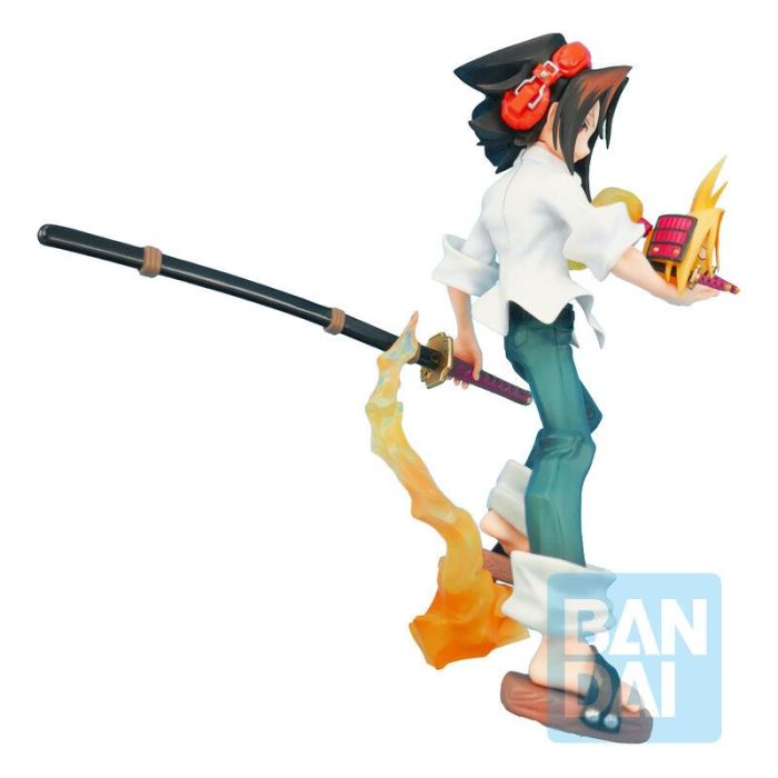 Ichibansho Figura Shaman King Yoh Asakura con base de exposición 1 Ichibansho Figura Shaman King Yoh Asakura con base de exposición 1