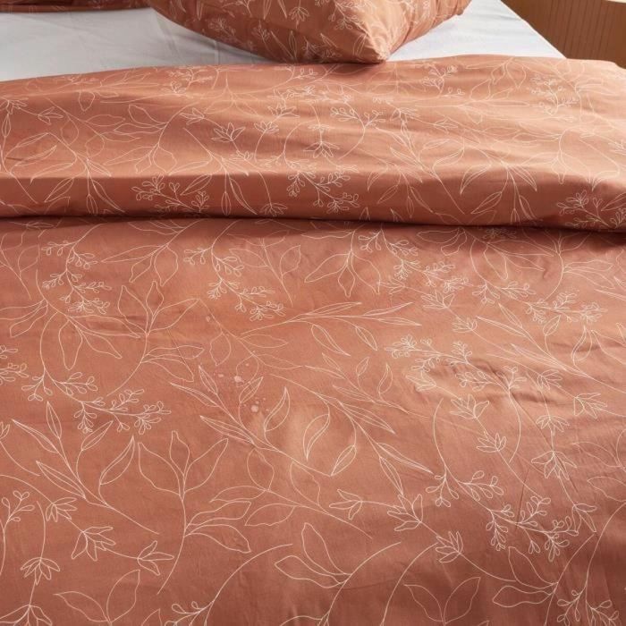 Today TOD3574641288891 Juego de cama Crazy Estampado floral Naranja para cama de 2 personas 220x240 cm 3