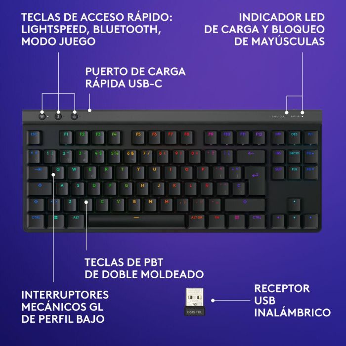 Teclado y Ratón Logitech 920-012559 Negro Qwerty Español QWERTY 3