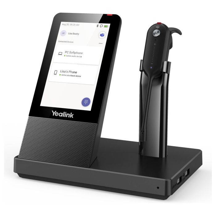 Yealink WH67 Auriculares Inalámbricos DECT para Oficina y Centro de Llamadas con Microsoft Teams Yealink WH67 Auriculares Inalámbricos DECT para Oficina y Centro de Llamadas con Microsoft Teams