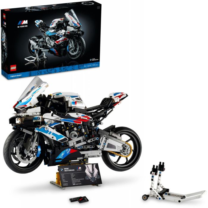 LEGO 42130 Technic BMW M 1000 RR Motocicleta, Réplica Detallada Modelo a Escala 1:5 para Adultos y Amantes de la Construcción y Exhibición 12