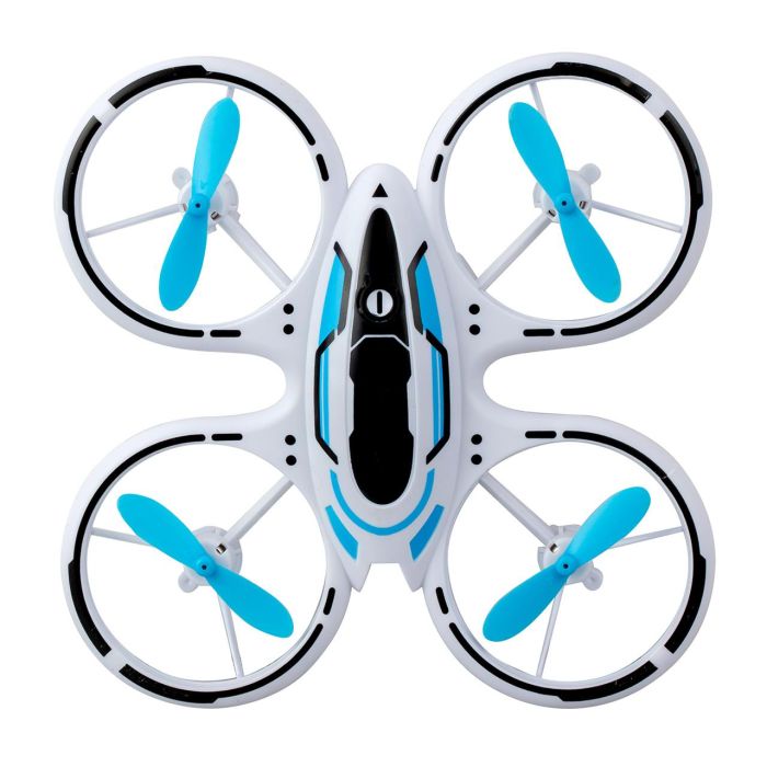 Bizak Dron Acrobático Neon con Transmisión 2.4GHz, 3 Canales, Luces LED Azul y Verde, Edad Recomendada +3 Años 2