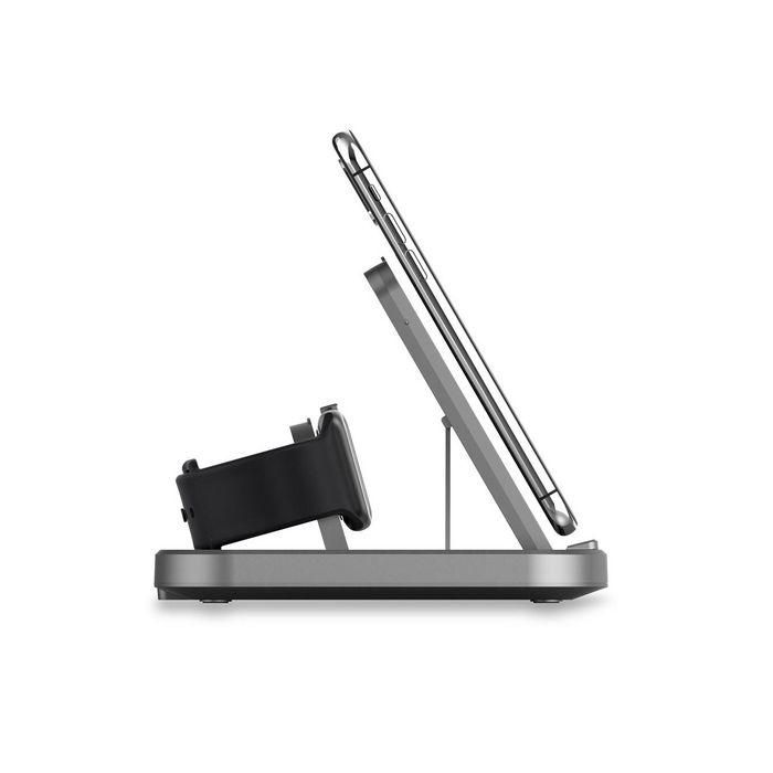 Veho The DS-7 Qi Wireless universal multi-charging station has a compact foldable design. 7 Veho The DS-7 Qi Wireless universal multi-charging station has a compact foldable design. 7