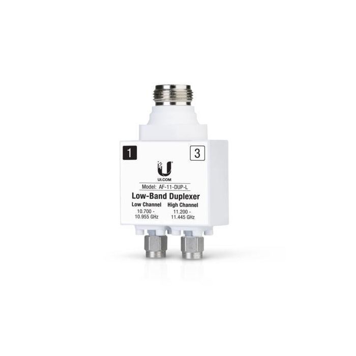 Ubiquiti AF-11-DUP-L Duplexor para AF-11 Low 10.700-10.955 GHz / High 11.200-11.445 GHz - SISO/MIMO