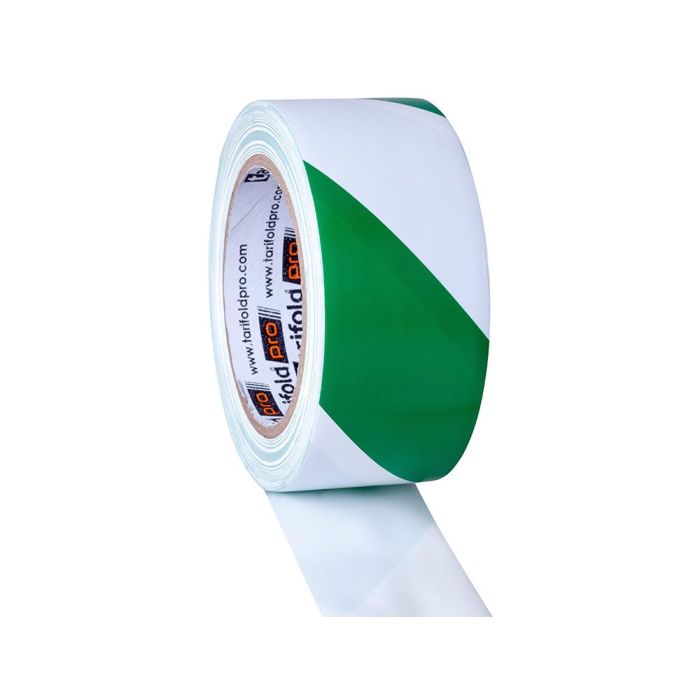 Cinta Adhesiva Tarifold Seguridad Para Marcaje Y Señalizacion De Suelo 33 Mt X 50 mm Color Blanco-Verde 2