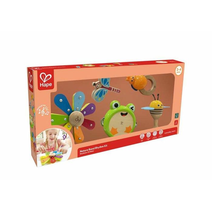 Kit rítmico de banda de la naturaleza.conjunto de instrumentos de persusión 2