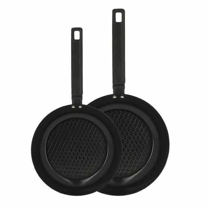 Menastyl 6020297 Juego de 2 Sartenes de Aluminio, 24 y 28 cm, Para Todo Tipo de Fuegos e Inducción
