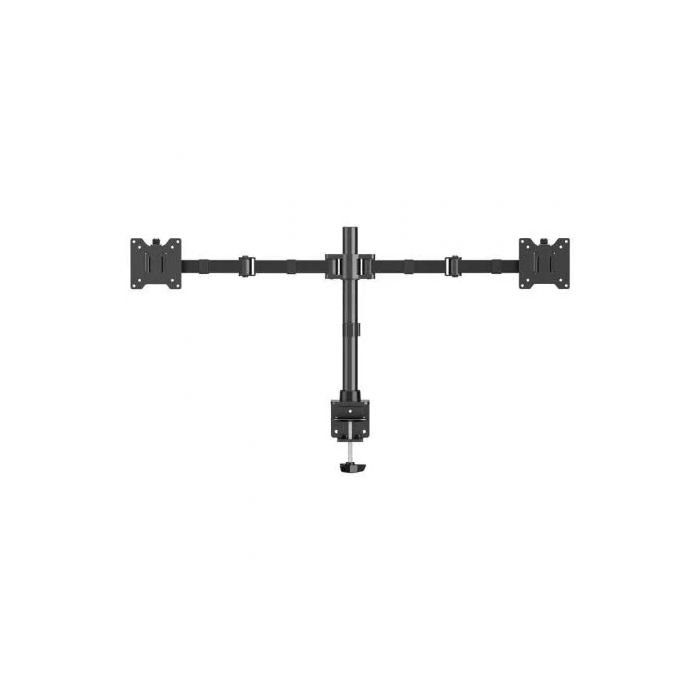 AISENS - SOPORTE DE MESA ECO GIRATORIO E INCLINABLE PARA MONITOR/TV 20KG (3 PIVOTES, 2 BRAZOS) DE 17-35, NEGRO