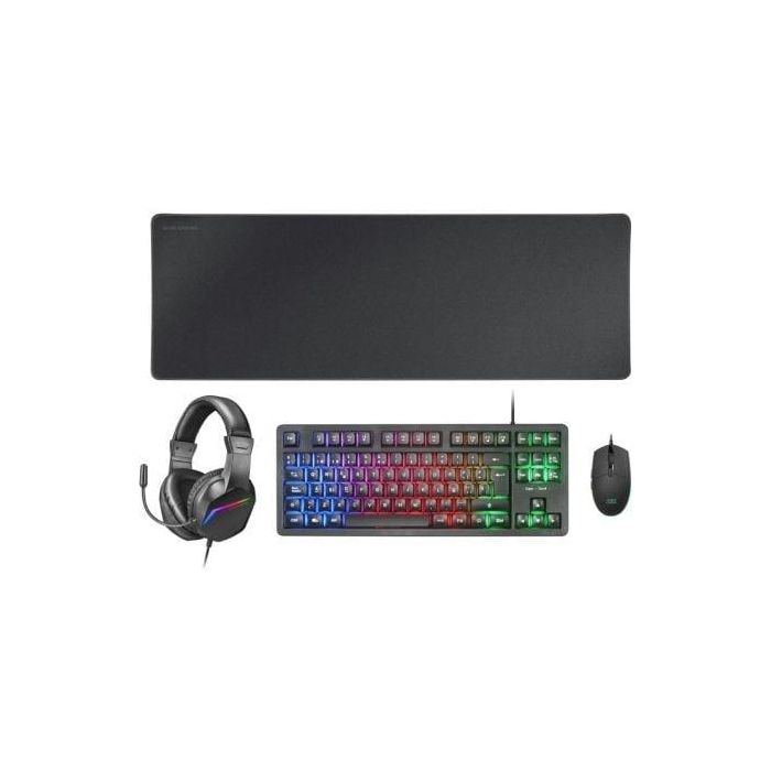 Teclado y Ratón Mars Gaming MCPRGB3ES Negro 0 Teclado y Ratón Mars Gaming MCPRGB3ES Negro 0