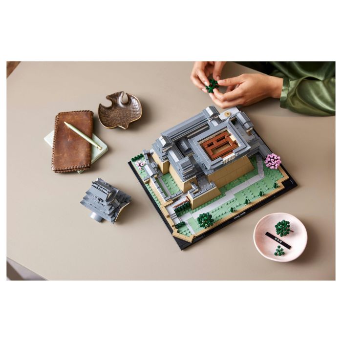 Lego Architecture 21060 Kit de Construcción del Modelo del Castillo Himeji para Adultos Fanáticos de la Cultura Japonesa