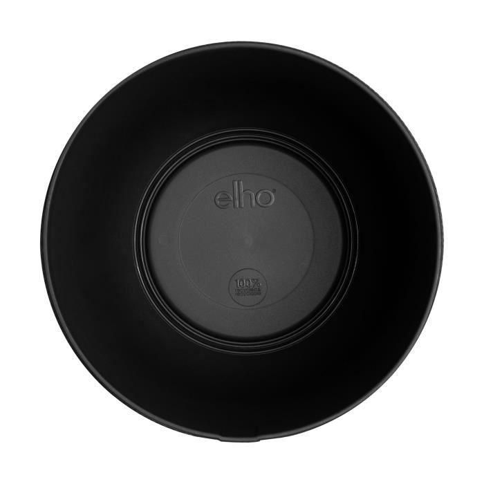 Maceta - Elho - Jazz Redonda - Negra - Ø 26 x H 24 cm - Interior - 100% reciclada 1 Maceta - Elho - Jazz Redonda - Negra - Ø 26 x H 24 cm - Interior - 100% reciclada 1
