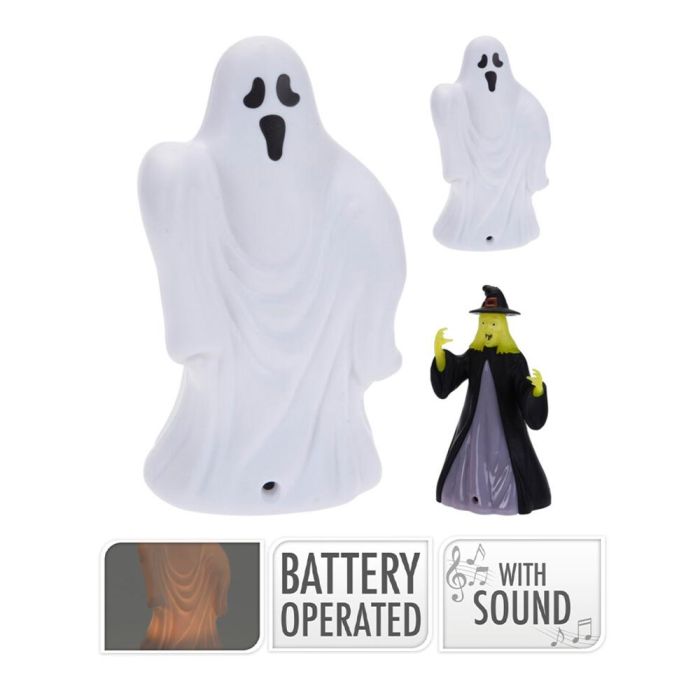 Linterna Halloween 14cm con LED y sonido, modelos surtidos 0 Linterna Halloween 14cm con LED y sonido, modelos surtidos 0